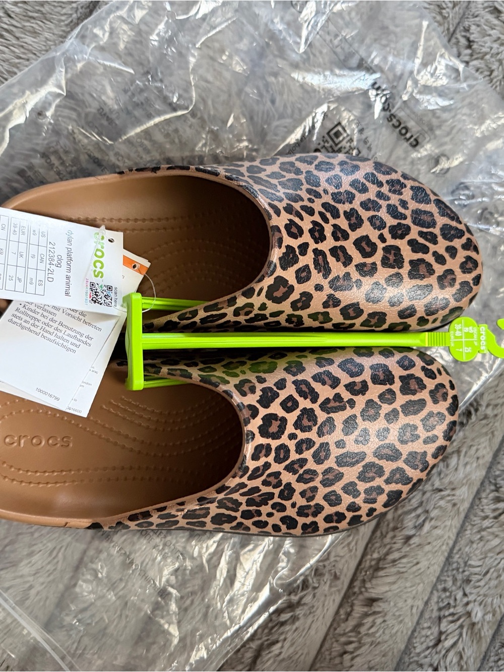 CROC Dylan Sepia Platform Clogs